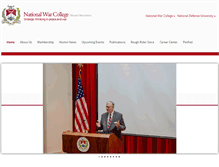 Tablet Screenshot of nationalwarcollege.org
